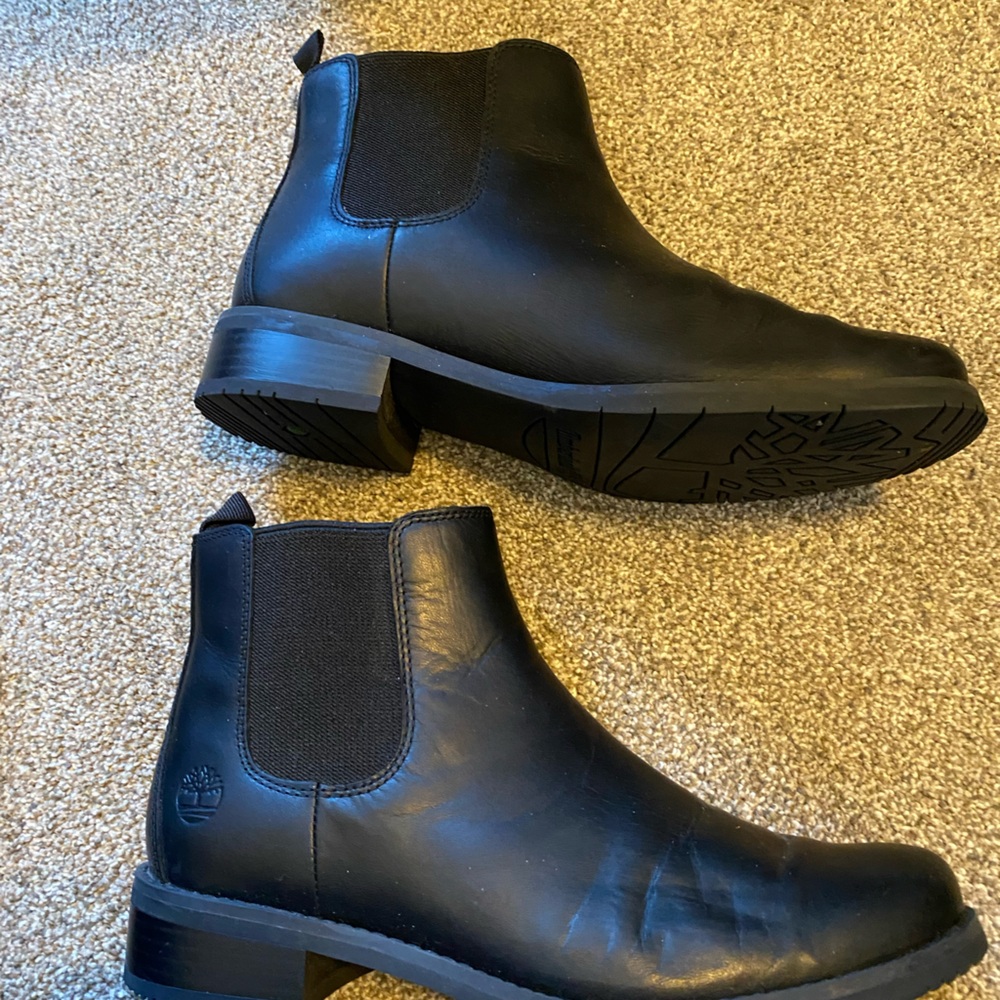 Timberland Women’s Black  Leather Boots